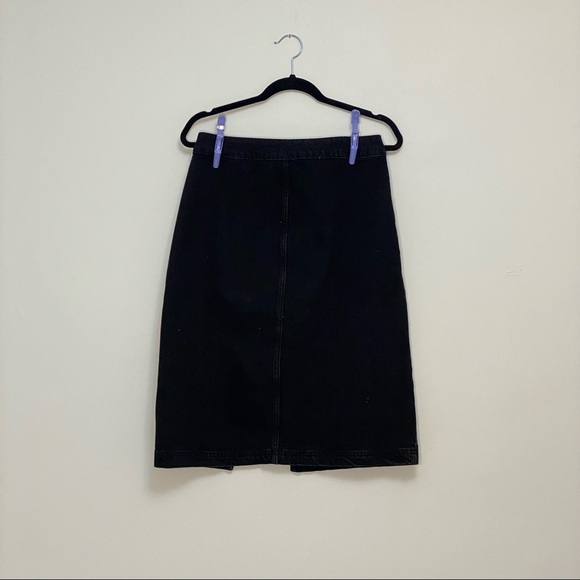 NWOT TOPSHOP Horn Button Midi Skirt - Picture 3 of 6